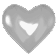 Gif animé coeur gris